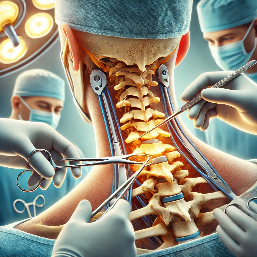 목디스크 수술 관련 사진