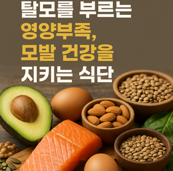 탈모를 부르는 영양부족, 모발 건강을 지키는 식단