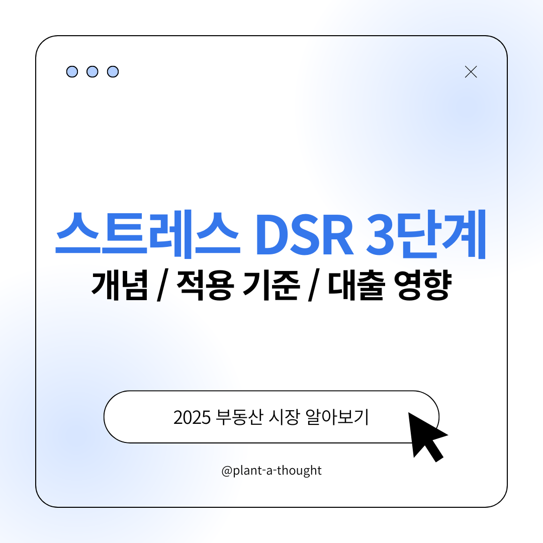 스트레스 DSR 3단계 개념