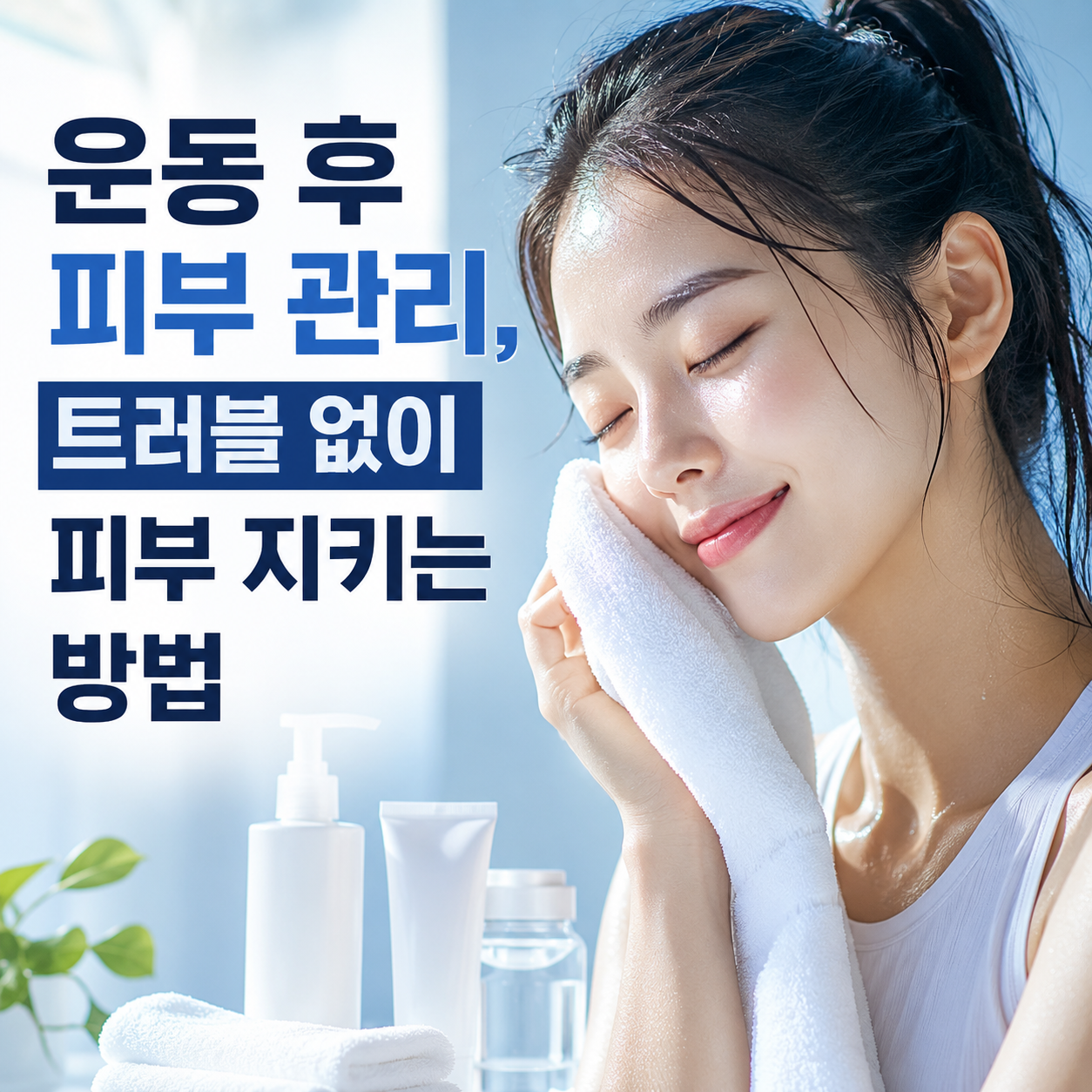 운동 후 피부 관리
