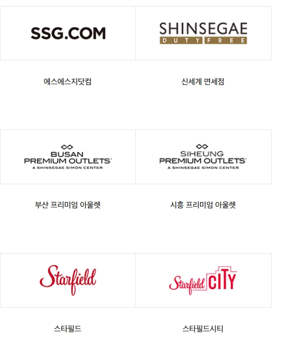 신세계상품권 사용처 호텔&amp;#44; 쇼핑&amp;#44; 외식 외 온라인&amp;#44; 오프라인 사용처 