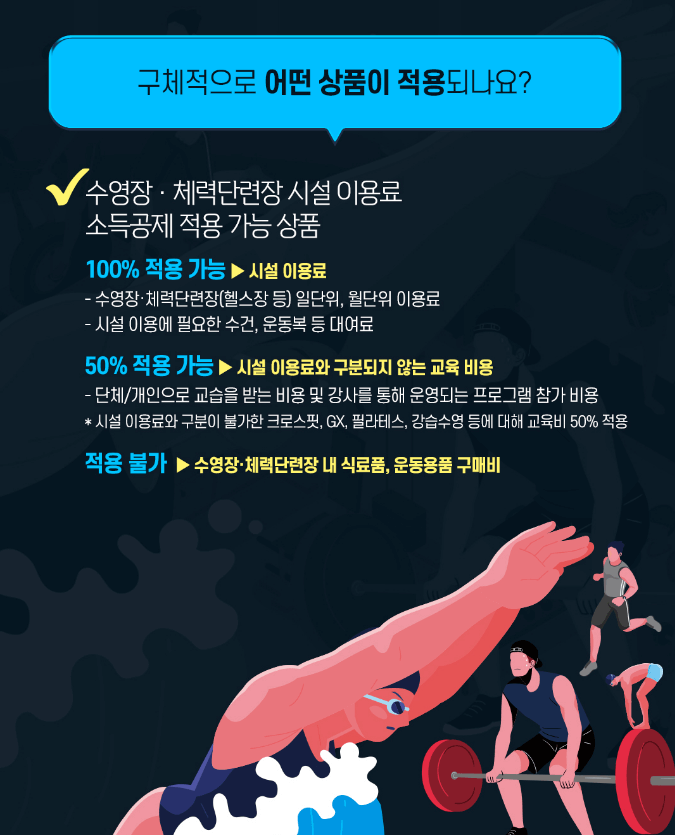 7월 1일부터 헬스장&middot;수영장 30% 소득공제! 놓치면 손해