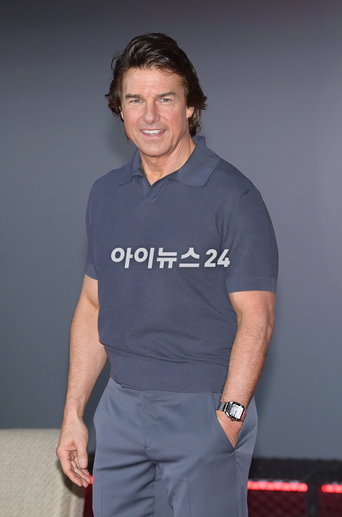 배우 톰 크루즈가 29일 오후 서울 송파구 롯데월드타워에서 진행된 영화 '미션 임파서블: 데드 레코닝 파트 원'(감독 크리스토퍼 맥쿼리) 내한 기자간담회에 참석하고 있다. [사진=정소희 기자]