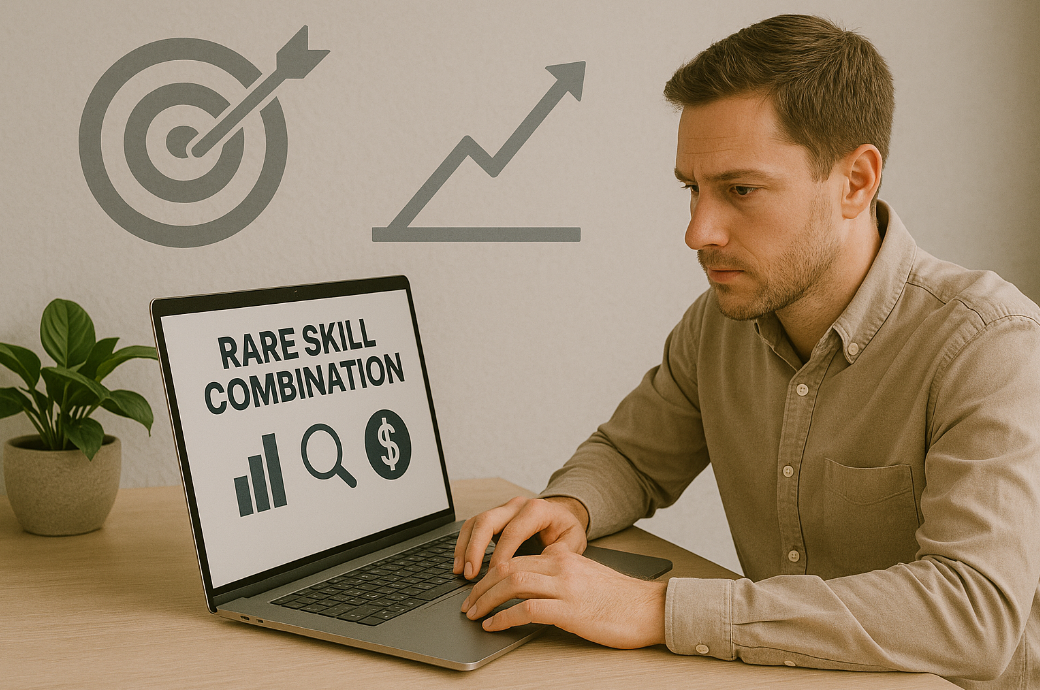 희귀한 스킬 조합으로 틈새시장 개척해 경쟁 없는 수익