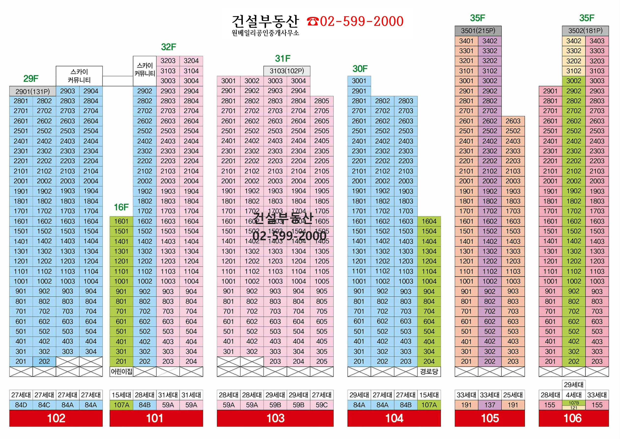 원펜타스 평면도