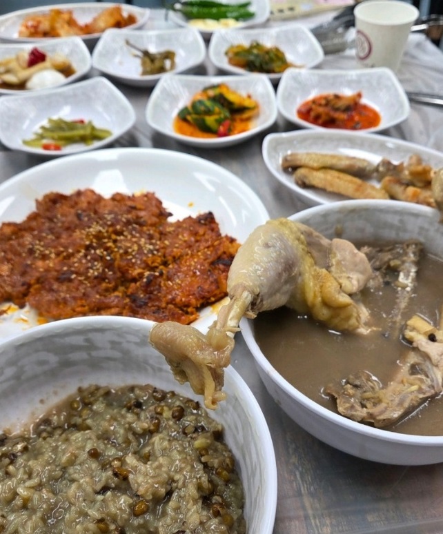 청송-달기약수-백숙-