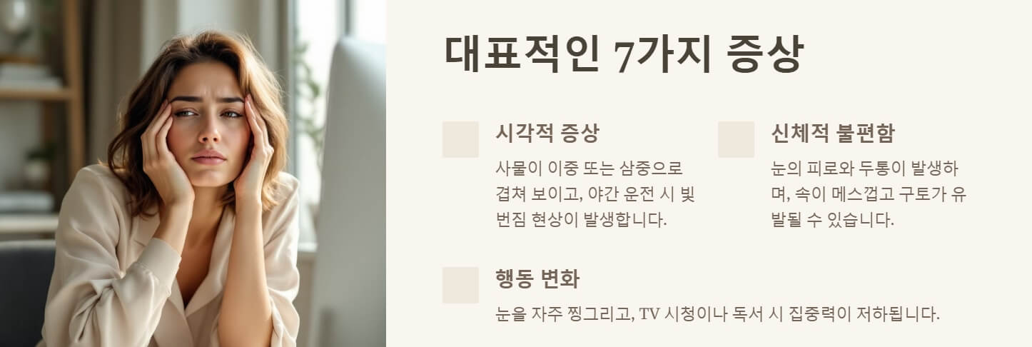 난시 증상 치료법