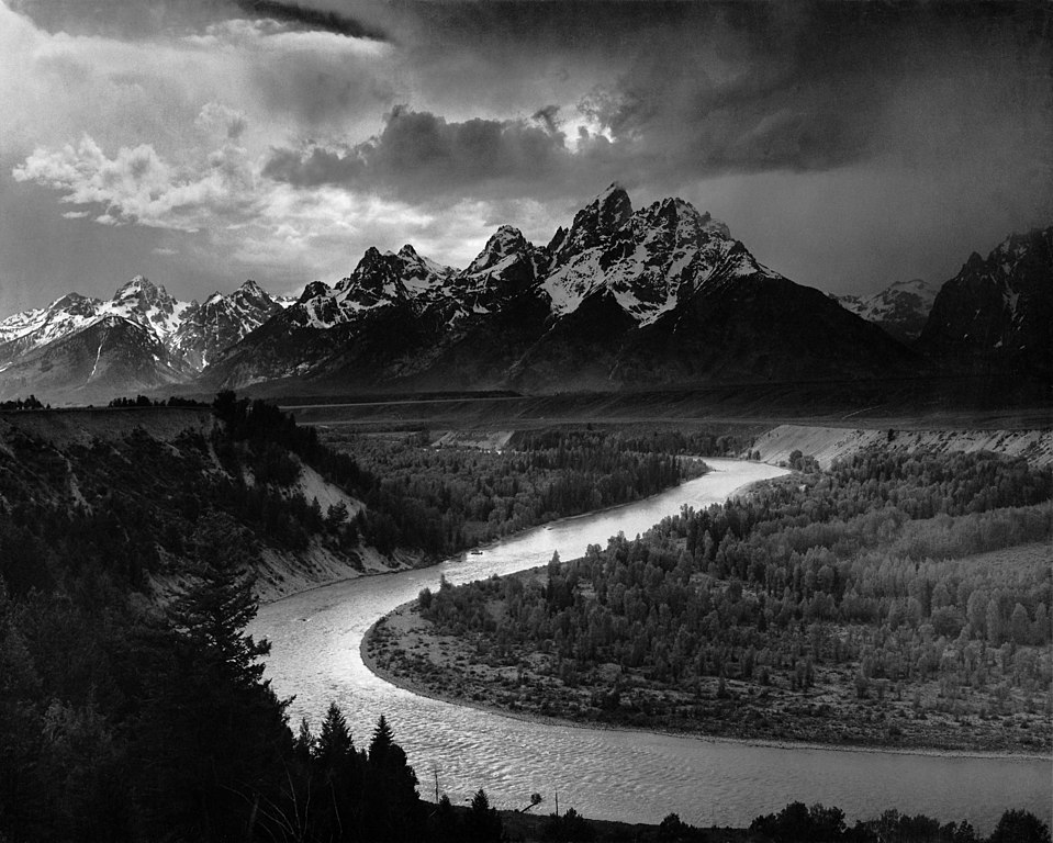 The Tetons and the snake river by Ansel Adams