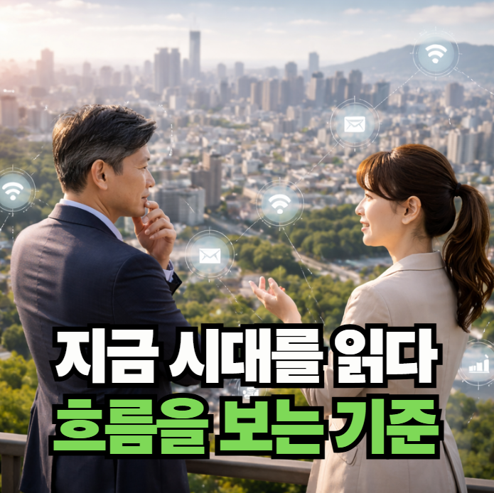 오늘의 트렌드를 토론하는 시민