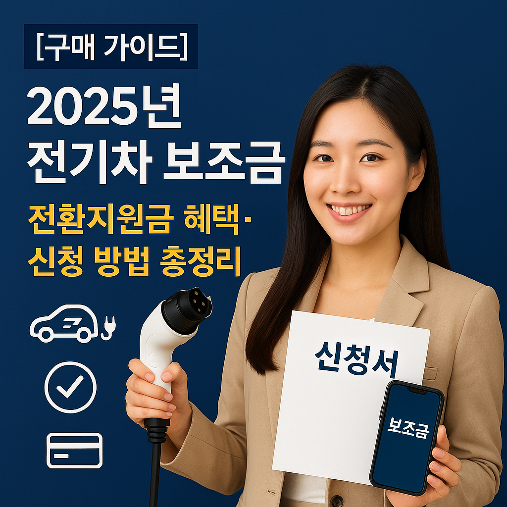 [구매 가이드] 2025년 전기차 보조금 ｜ 전환지원금 혜택&middot;신청 방법 총정리