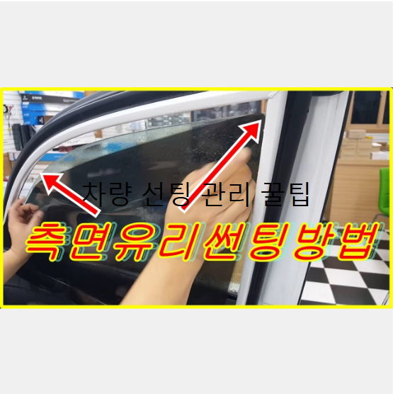 차량 선팅 수명 2배 늘리는 꿀팁! 유지 관리 비법 공개