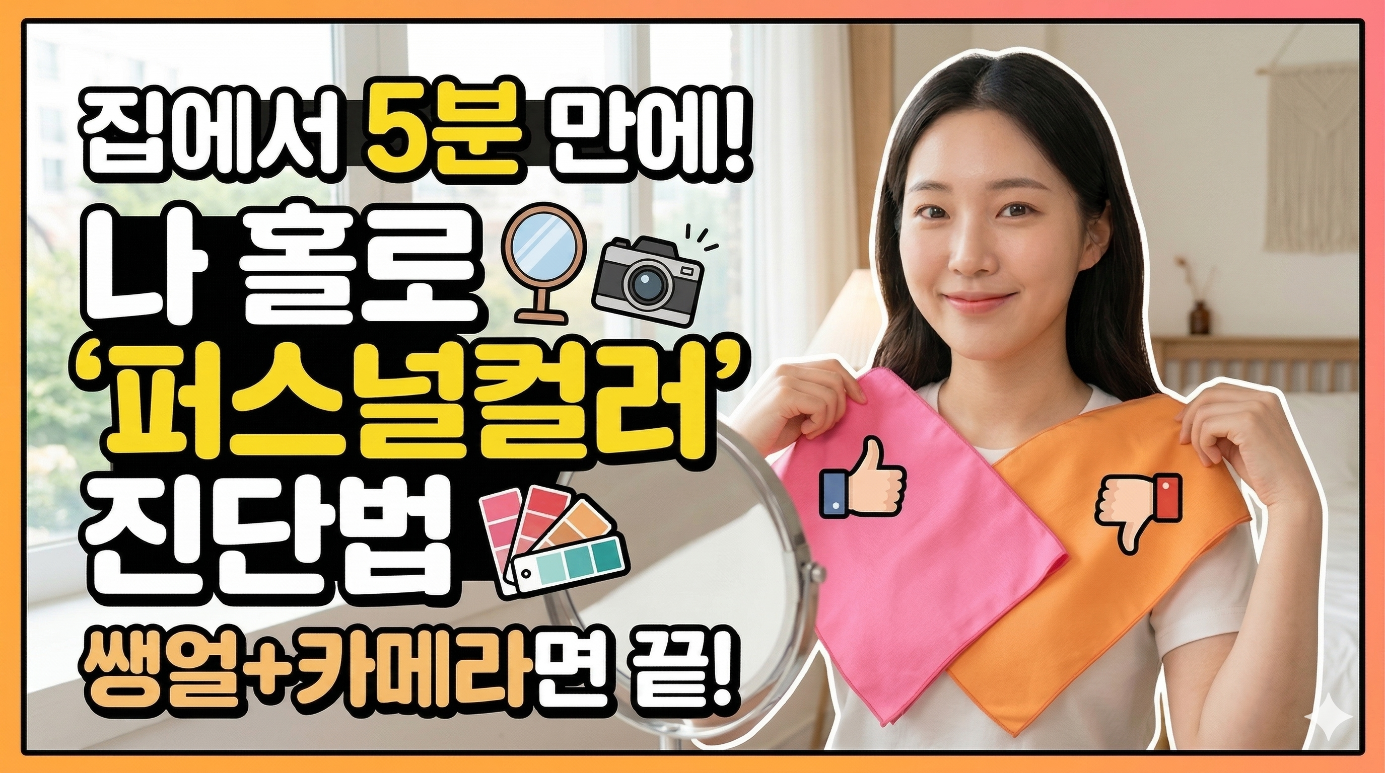 집에서 퍼스널 컬러 진단하는 법