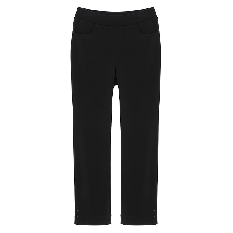 지센 여성 기모 스트레치 부츠컷 밴딩 팬츠 LCPTL121