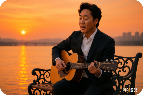 노래부르는 이문세님을 가상으로 AI가 제작