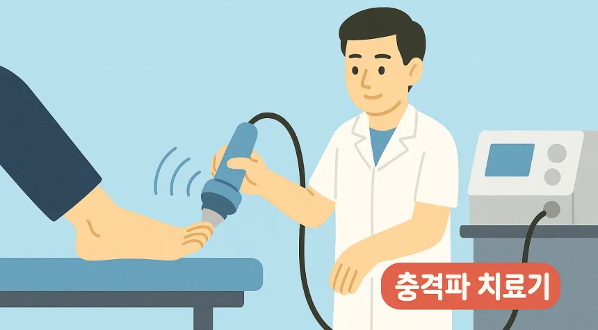 족저근막염 충격파치료