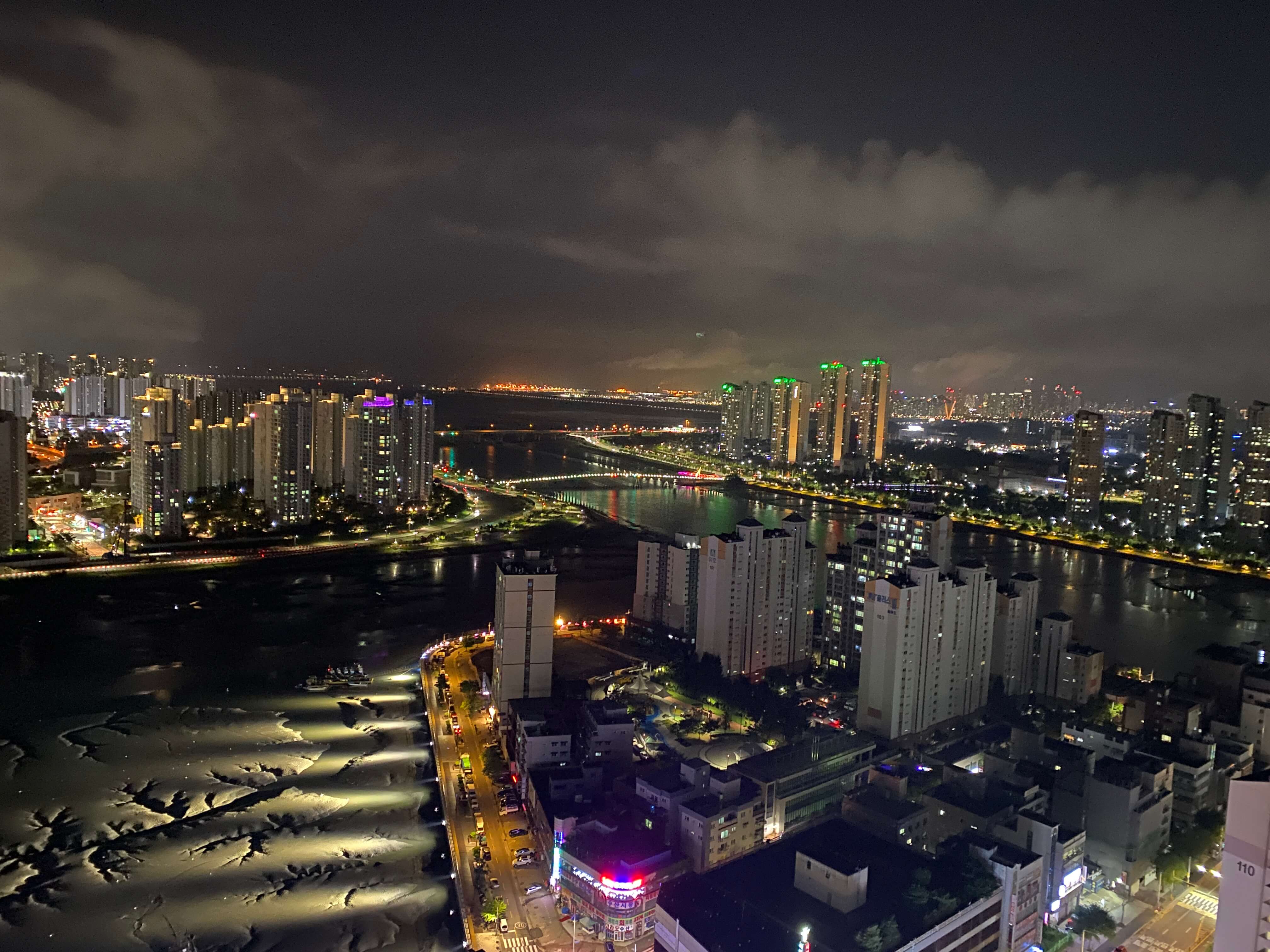  월곶포구 야경 3