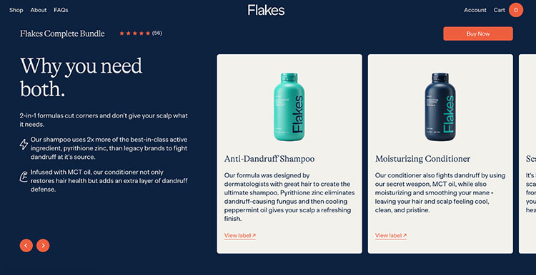 Flakes 웹사이트