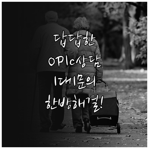 OPIc 상담원 연결 안 될 때 1대..