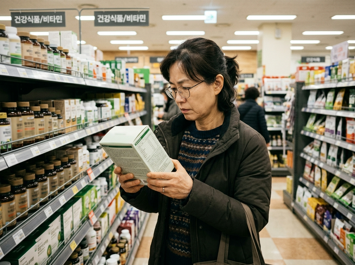 알부민 제품 표시사항 확인