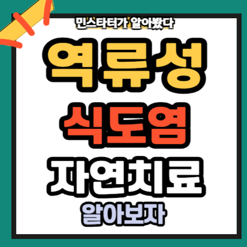 역류성 식도염 자연치료 방법 생활습관