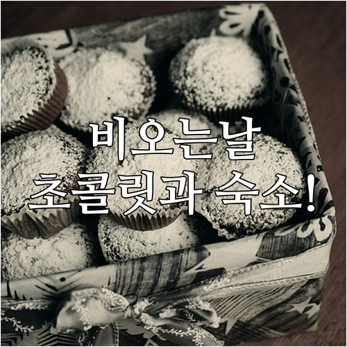 비 오는 날 암스테르담 초콜릿 만들기..