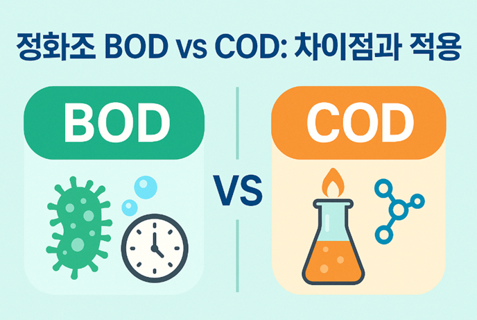 정화조 BOD vs COD: 차이점과 적용