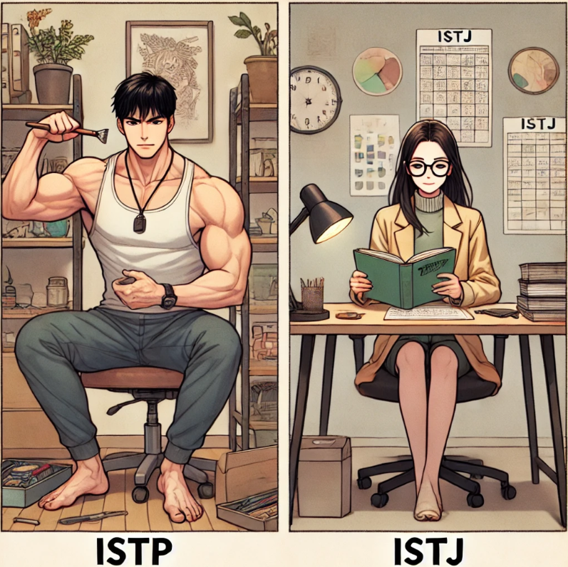 ISTJ유형 ISTP유형