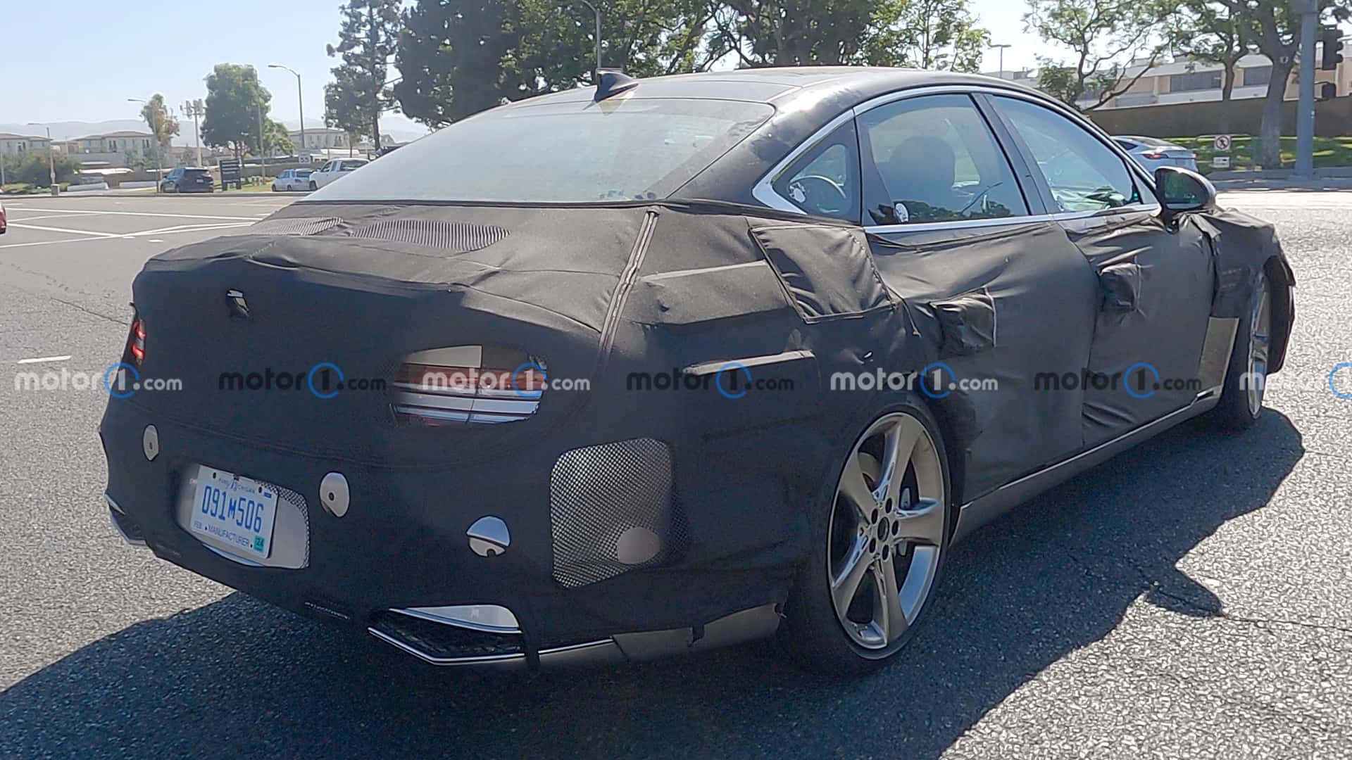 제네시스 G80 페이스리프트 테스트카