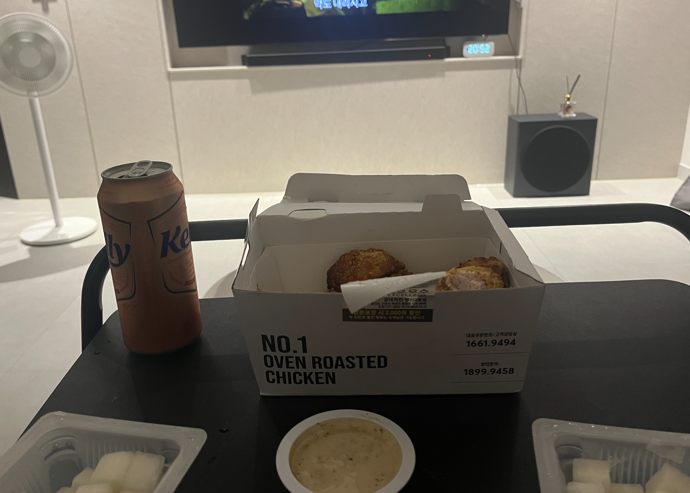 마늘 바사삭 치맥