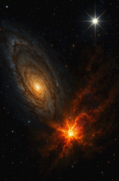 우주에서 실제로 발생한 충격 사건들