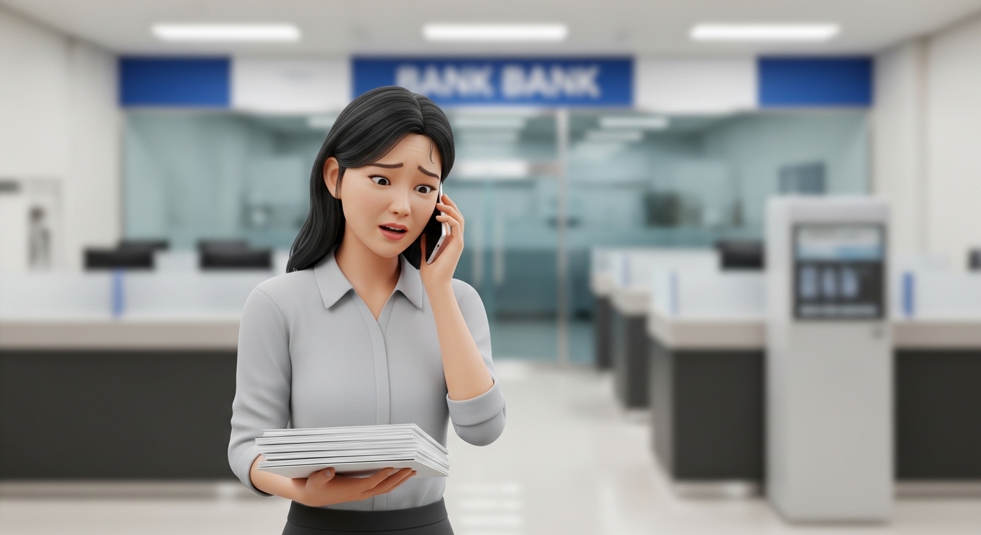 은행방문, 소명자료