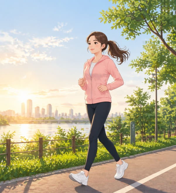 걷기 운동 사진