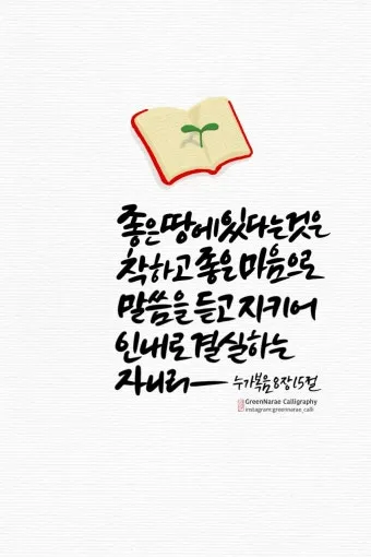 매일성경 묵상과 깨달음(누가복음 8장 1-15절) 씨 뿌리는 자의 비유 말씀_9