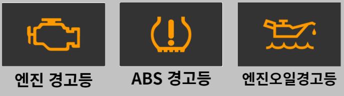 주의 자동차 경고등