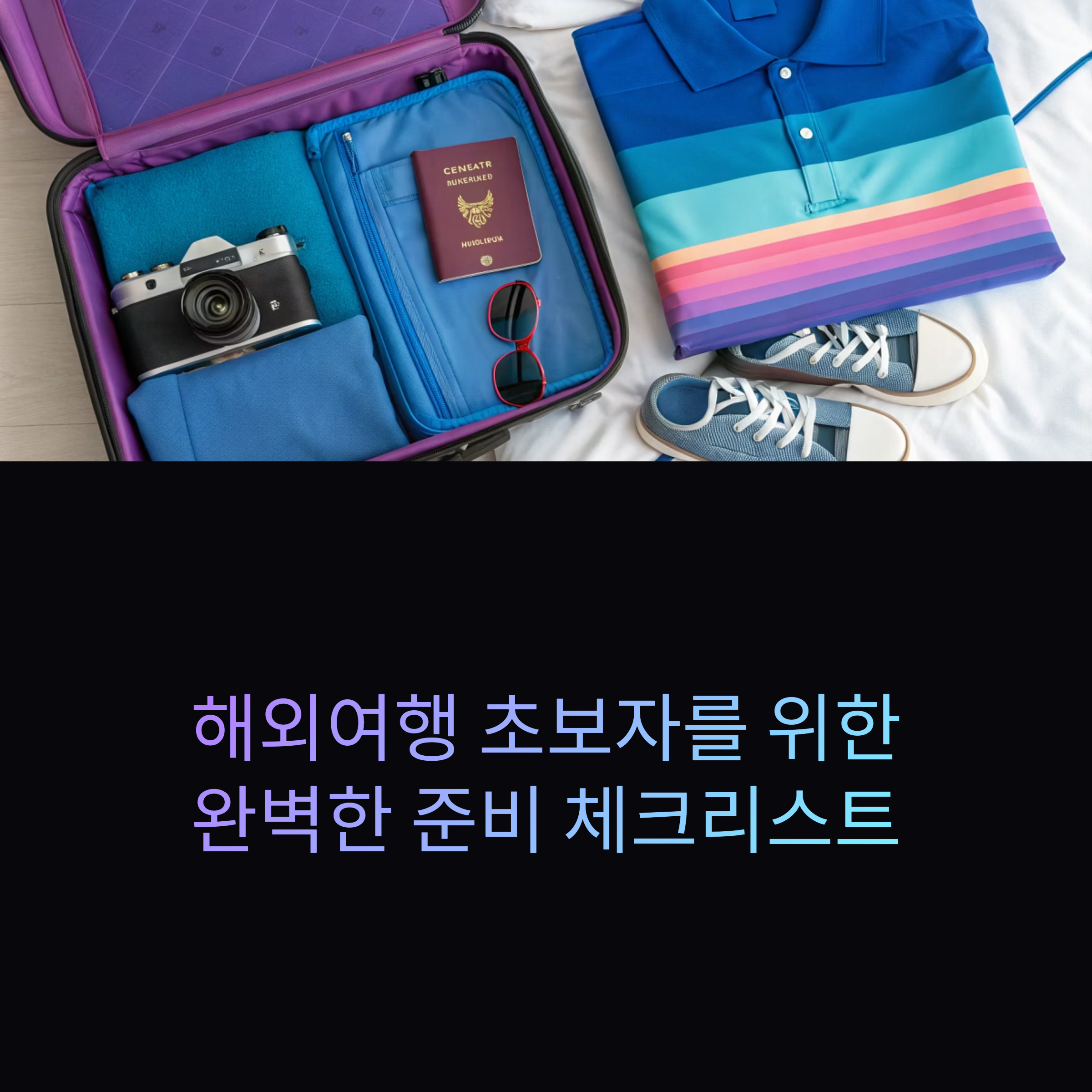 해외여행 준비 체크리스트 대공개