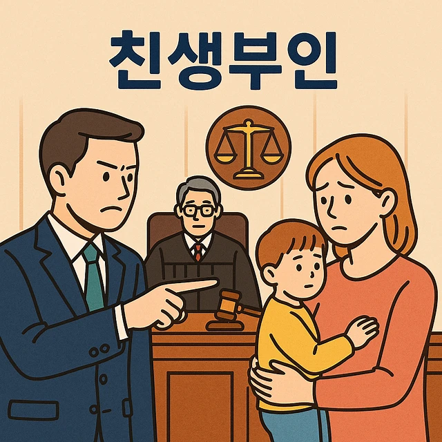 친생부인, 혼인취소