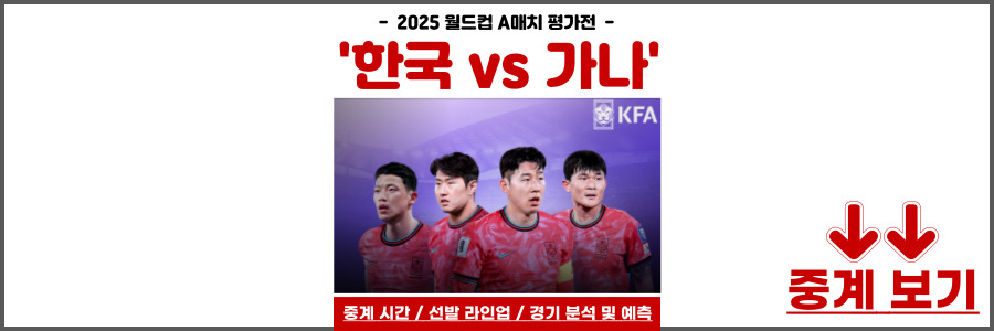 한국 가나 축구 평가전