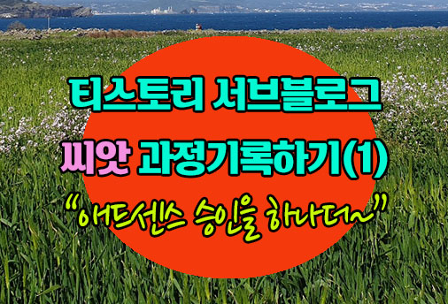 티스토리 서브블로그 기록