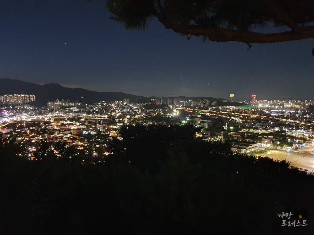 팔달산 정상 풍경