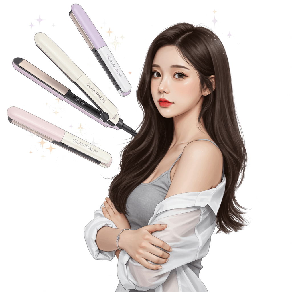 글램팜 고데기 고장