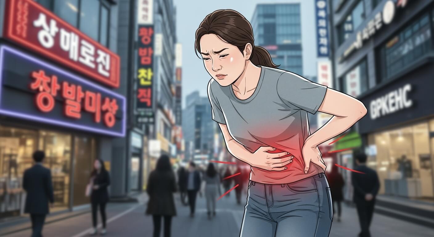 왼쪽 옆구리 통증 의심되는병