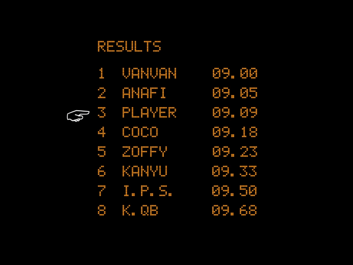 100미터-달리기-플래시게임-종료-화면