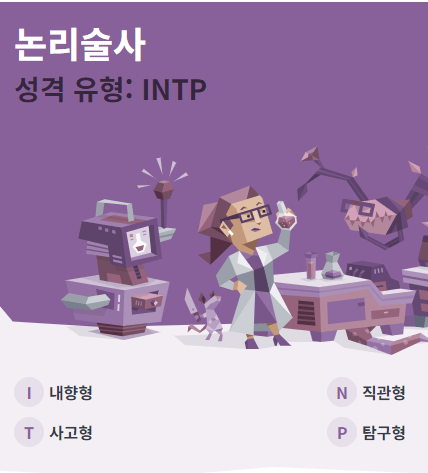 MBTI 무료 검사 과 성격 유형-논리술사