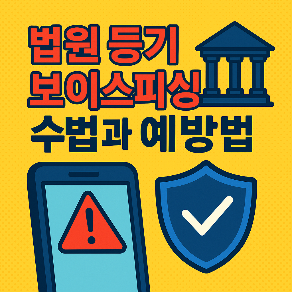 법원 등기 보이스피싱 완벽 대응 가이드