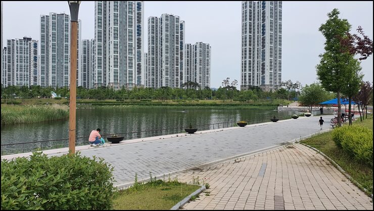 청라호수공원-호수길