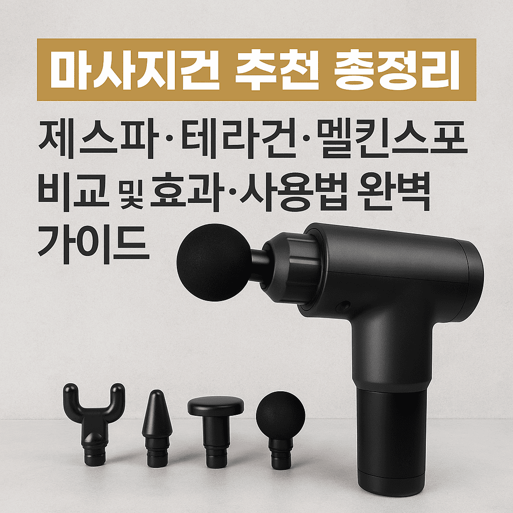 마사지건에 대한 대표 이미지