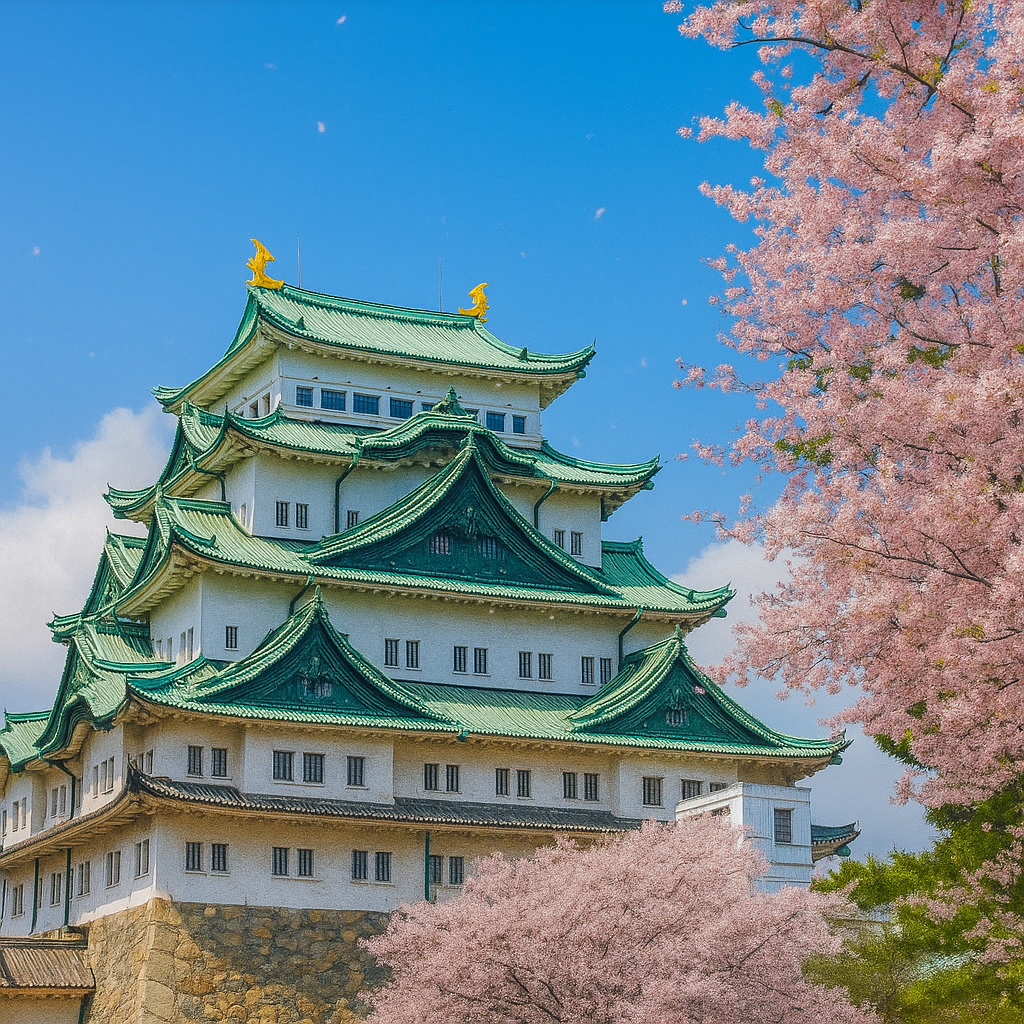 일본의 나고야 성 이미지