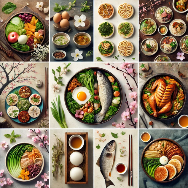 계절별 한국 지역 음식 관련 사진