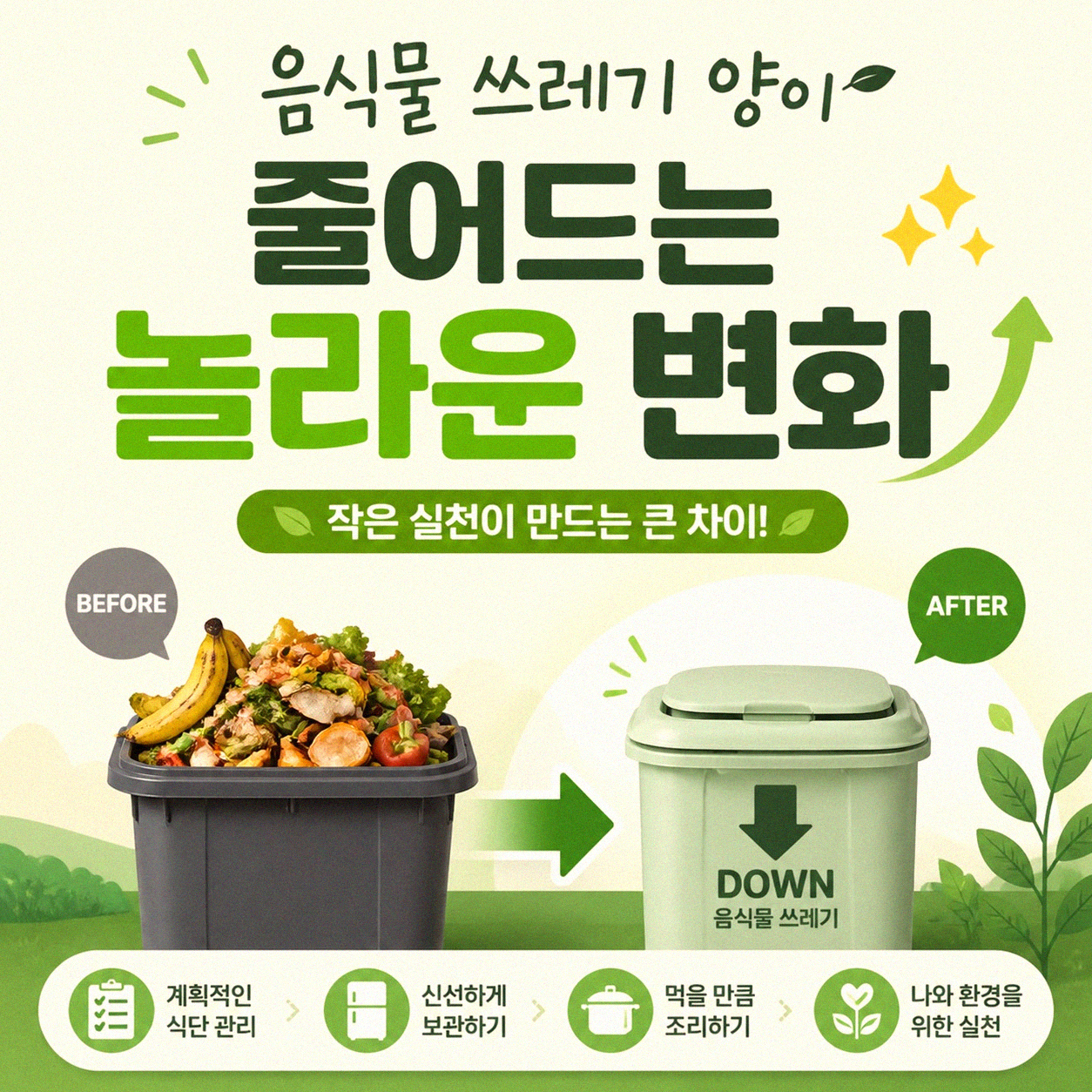 냉장고 파먹기 주간, 그 후 달라진 나의 일상
