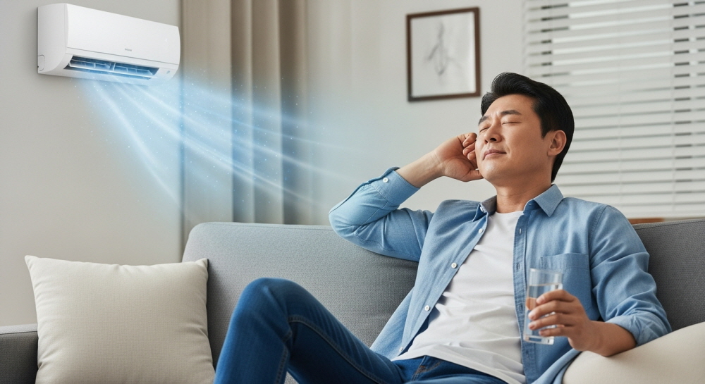 에어컨이 안시원해요